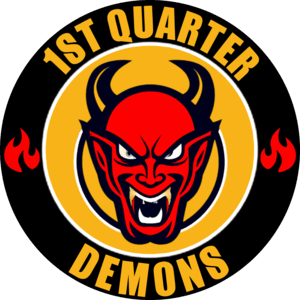 1st Quarter Demons Logo